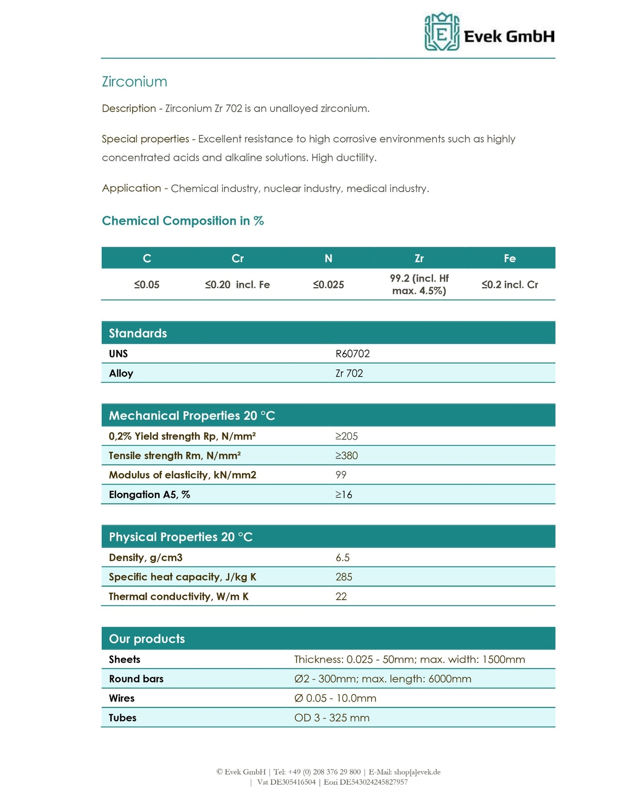 Zirconium Sheet 0.025-50mm Plates Zirconium Cut to Size 100-1000mm