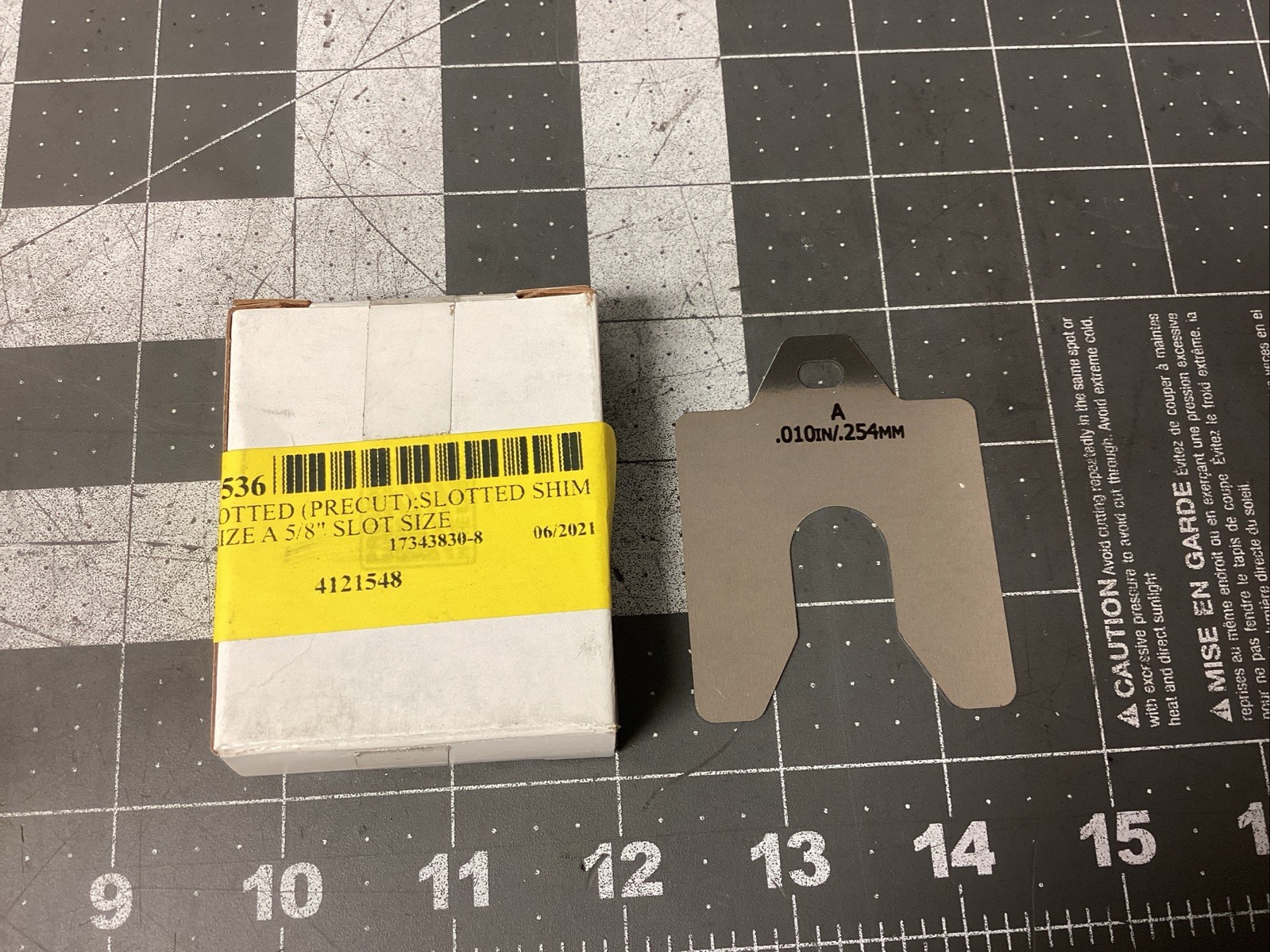 STRONGHOLD A .010IN/.254MM SLOTTED SHIM REPLACEMENT 20PCS (LXE6B)