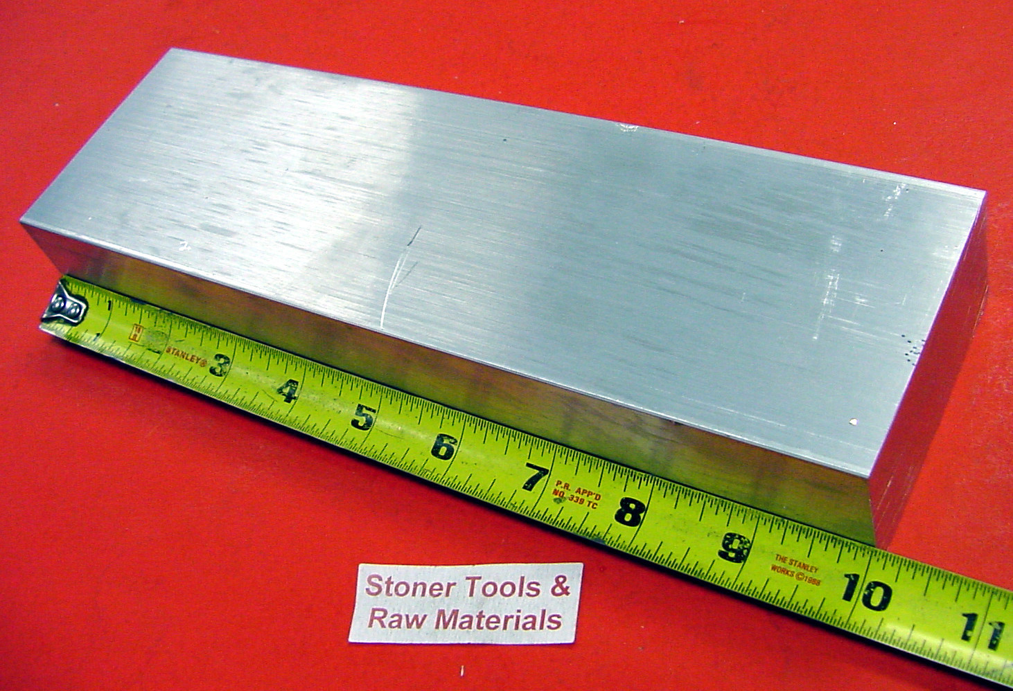 1″ X 3-1/2″ ALUMINUM 6061 FLAT BAR 10″ long T6511 Solid Extruded Mill Stock