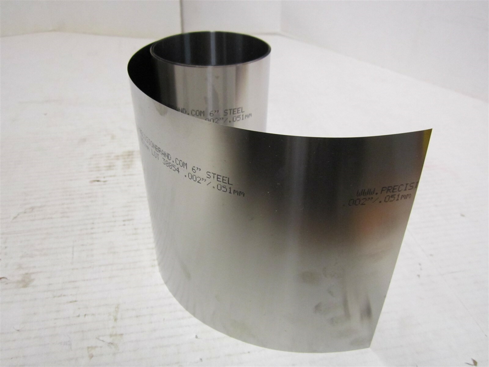 (4) Precision Brand Shim Stock, Roll, Cold Low Carbon Steel, 0.0020″ MFG# 16195