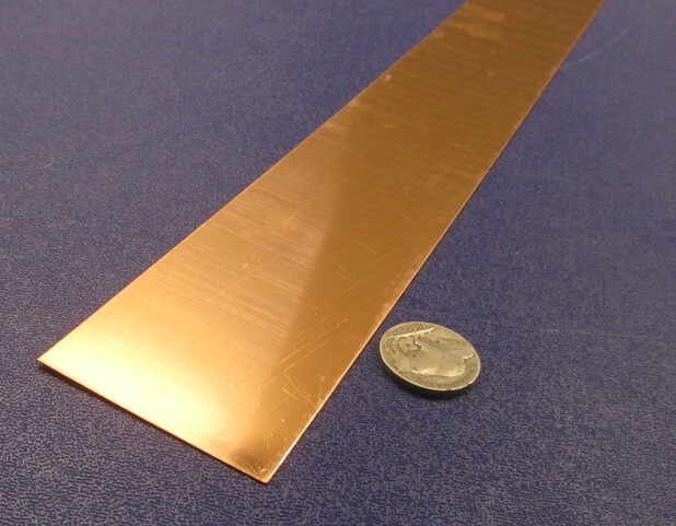 110 Copper Foil Soft Temper .002″ Thick x 2.0″ Wide x 100 Foot Length
