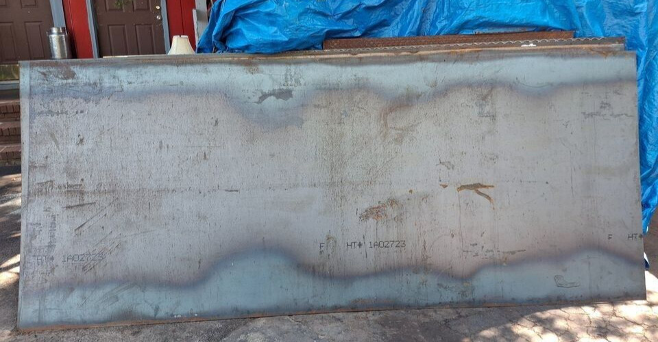 Cold Rolled Steel 14ga. x 60.5 W x 144-1/8″L Mill Finish Metals Metalworking