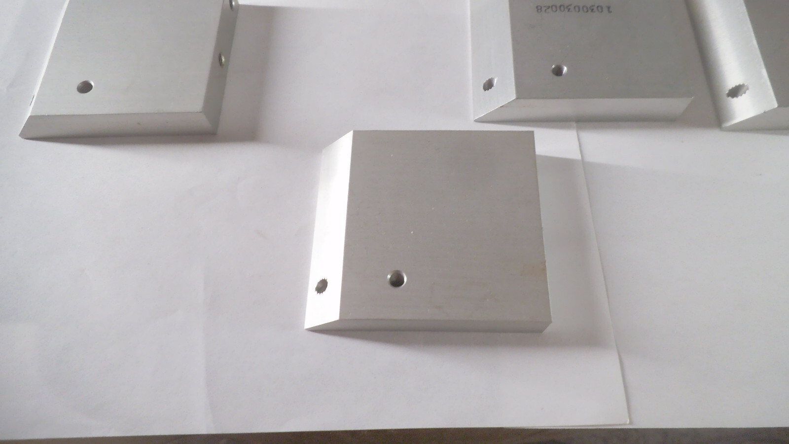 Set of 4 Aluminum bars 2-9/16″ x 2-1/4″ x 1/2″ thick