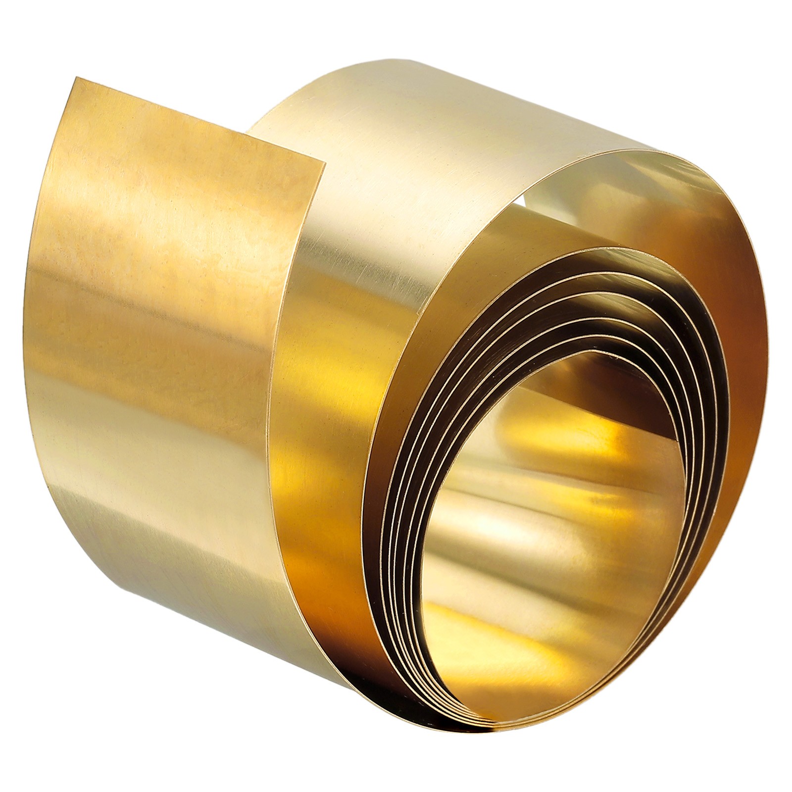 Brass Sheet Roll 0.1x30x1000mm Brass Foil Roll Brass Strip Gold