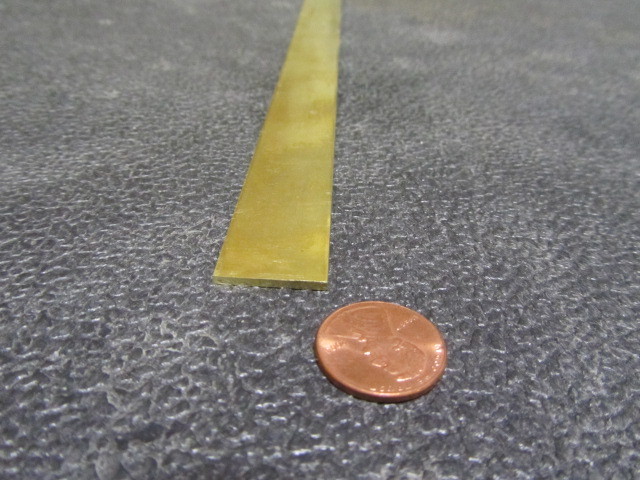 353 Brass Flat Bar 1/16″ Thick x 3/4″ Wide x 36.0″ Length