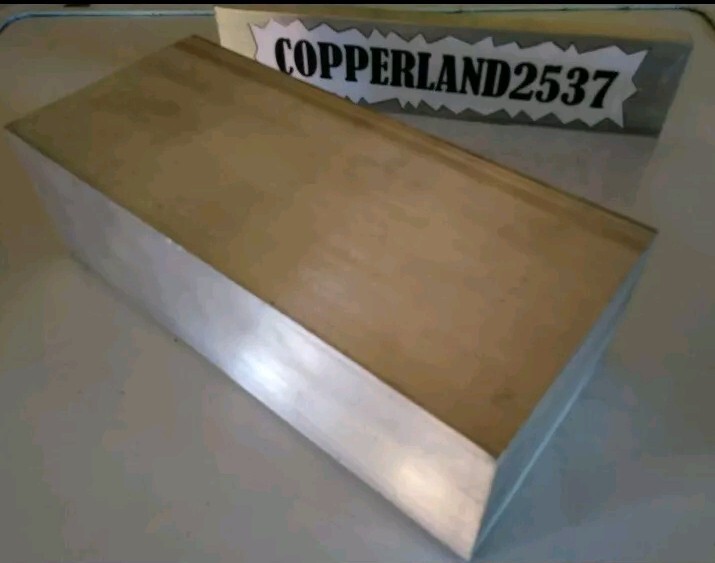 1″X 5″ X 8″ long new 6061 solid aluminum stock plate flat bar mill block