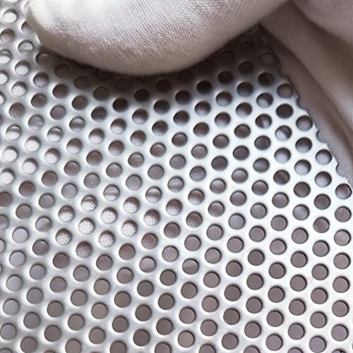 Perforated Stainless Steel Sheet 11.8″ x 11.8″ 0.035″ Thickness 0.12″ Holes Comm