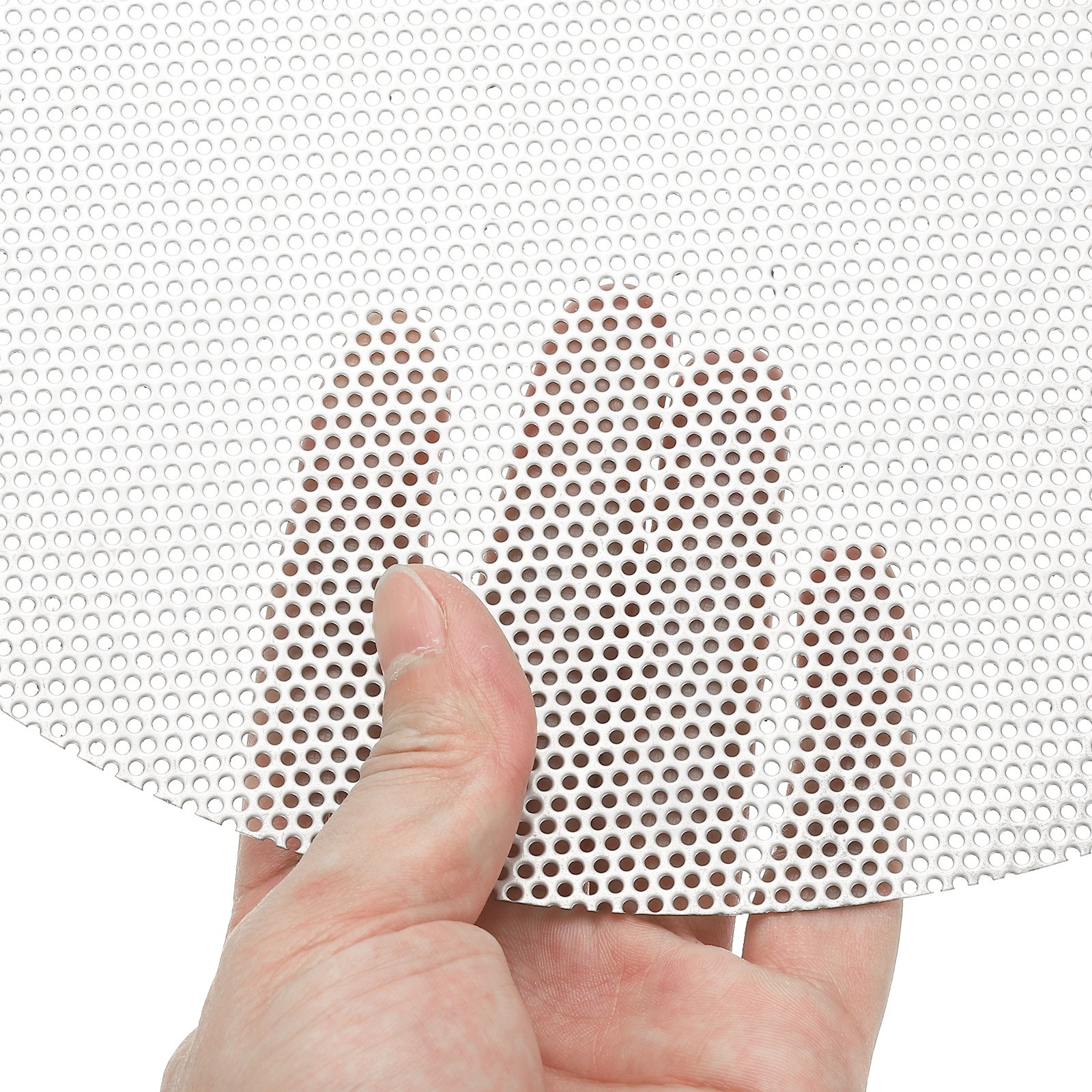 12″ 304 Stainless Steel Perforated Sheet, 0.06″ Hole Metal Mesh Plate