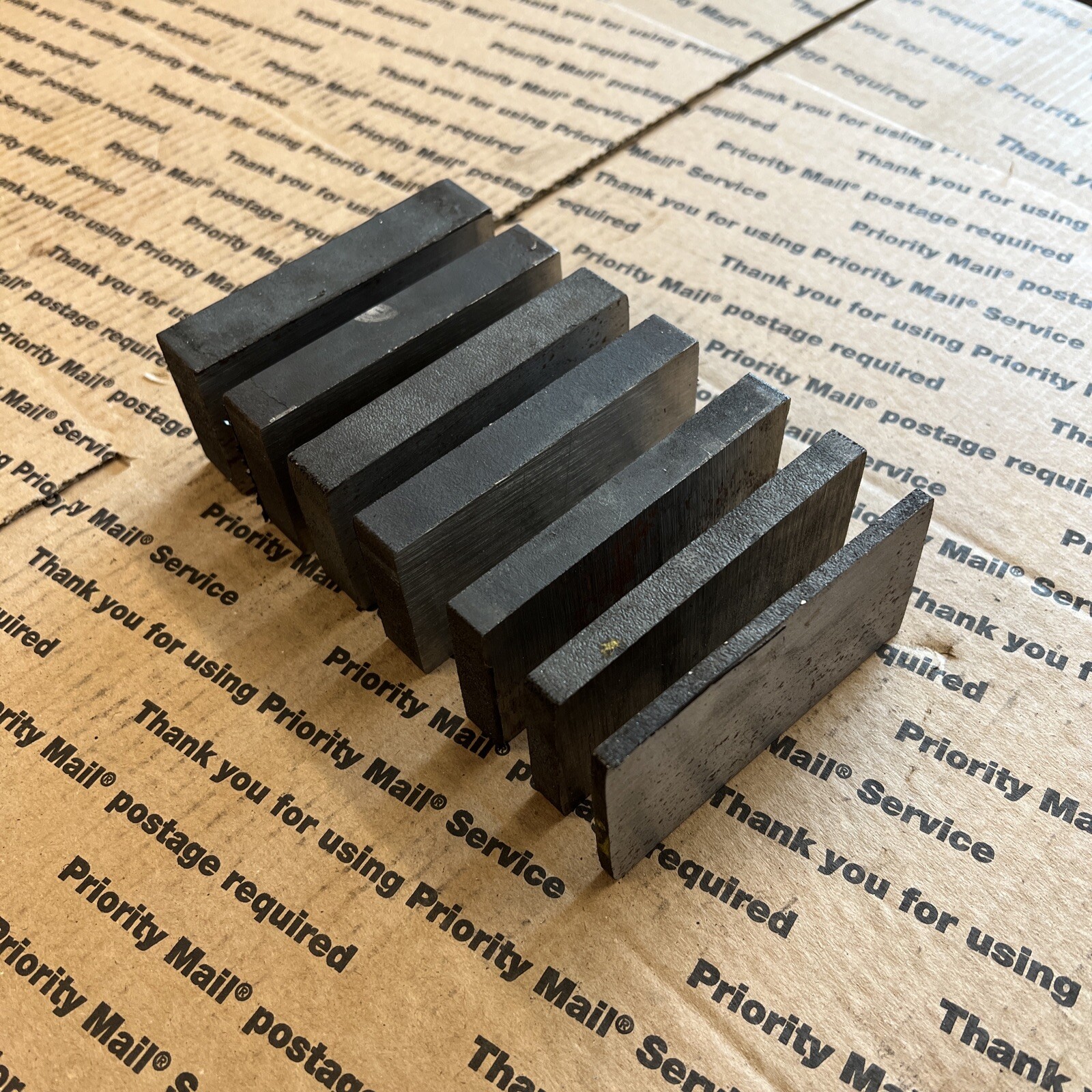 2 X 4 THICK Flat Steel Bars Blacksmithing Billets Spacers Shims Blocks #4