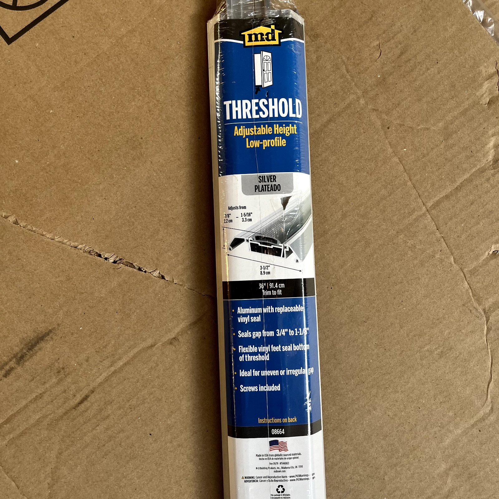 MD Threshold Adjustable Height Low-profile 36″ Threshold