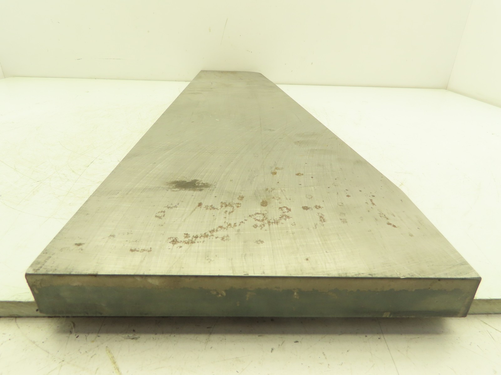 Machining Steel Flat Ground Bar Stock 1″ Thick x 25.5″L 5″ to 8″ Angled Width