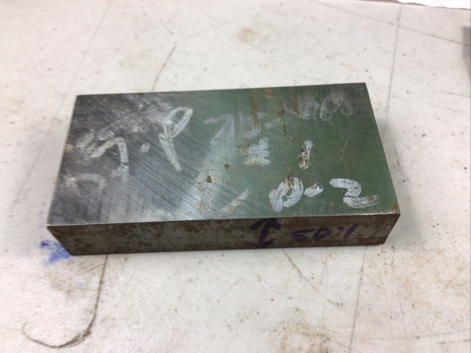 D2 Tool Steel Flat Stock, 1.03” X 2.55” X 4.98” Long