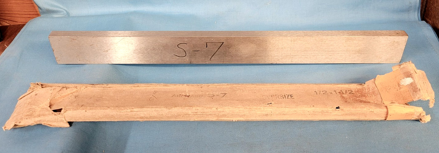 GROUND FLAT STOCK 1/2″ X 1-1/2″ X 16″ AIR-HARD S-7