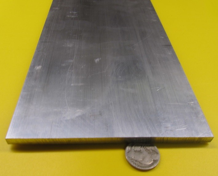 2024 T351 Aluminum Bar, 1/2″ (.500″) Thick x 6.0″ Wide x 12″ Length