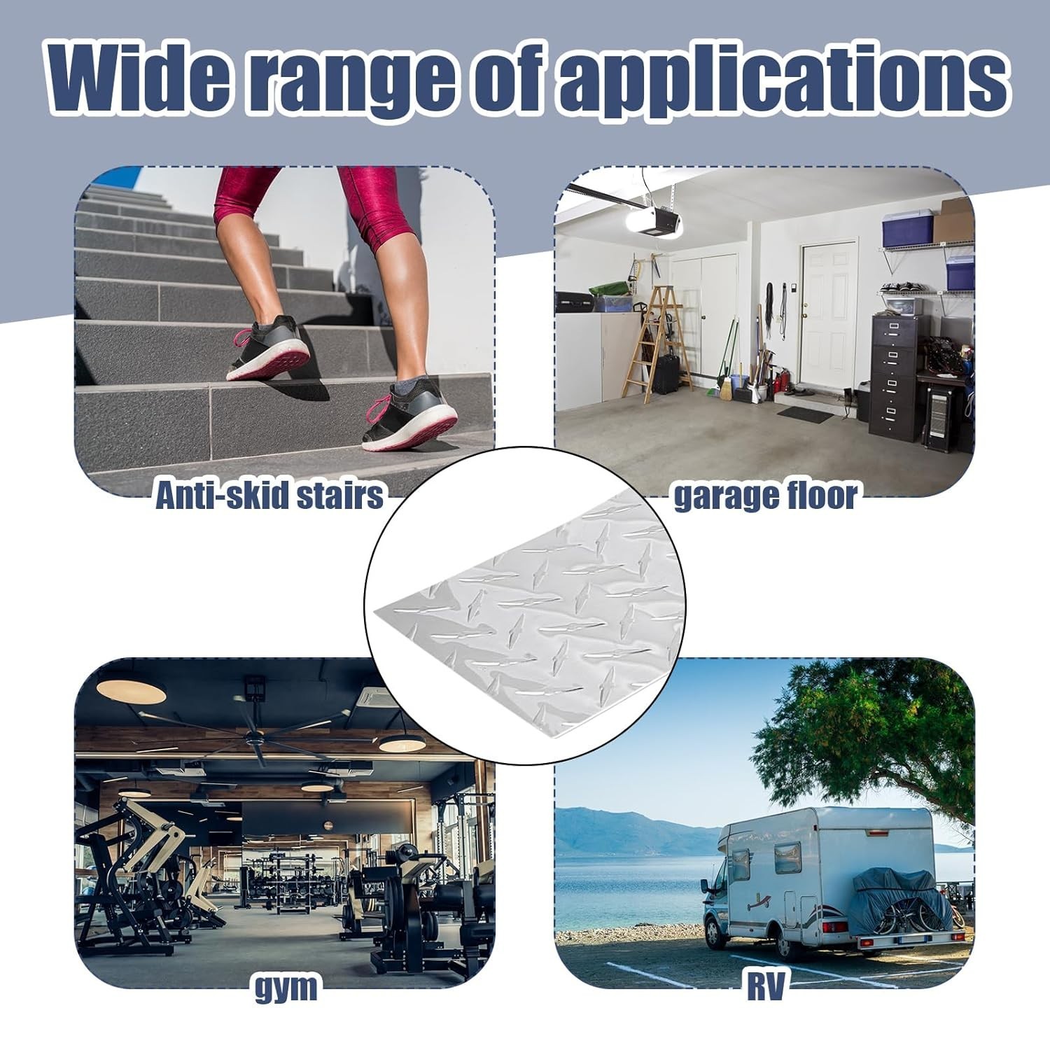 Durable 4 Inch Wide Aluminum Diamond Plate – Ideal for Various Projects & Decor