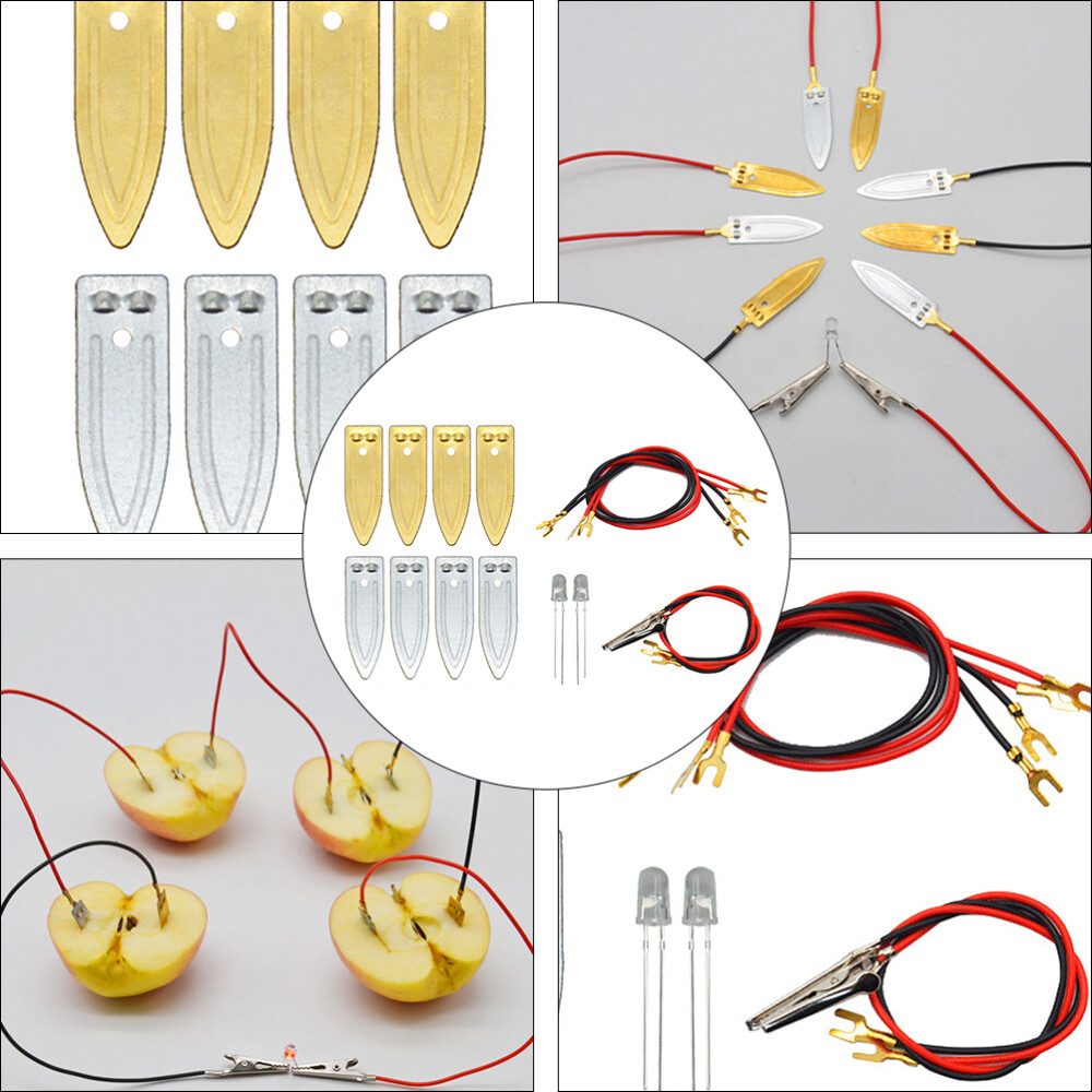 2 Sets Generation Experiment Materials Child DIY Battery Science