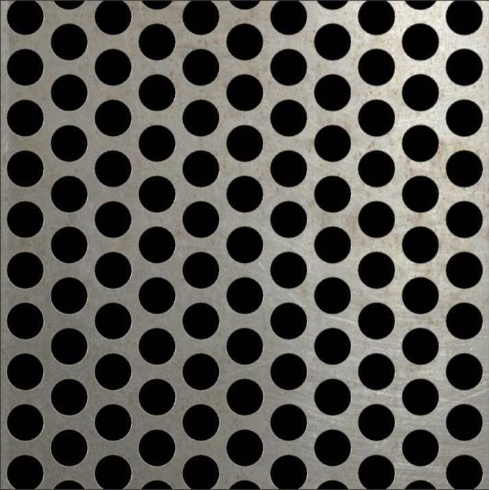 Perforated Steel Sheet – 1/2″ Round on 11/16″ Staggered Centers – .036 Thick