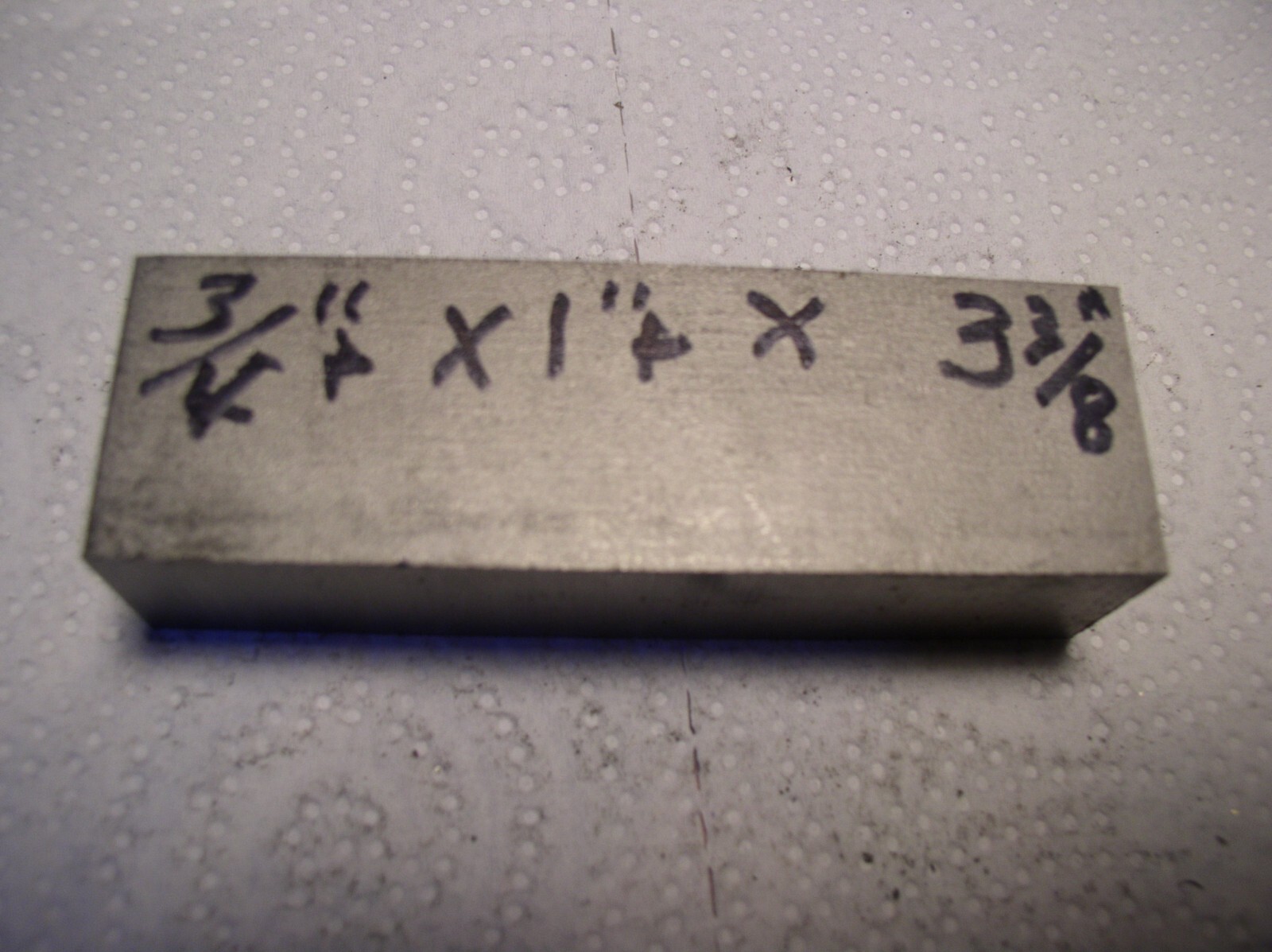 3/4″ TITANIUM FLAT STOCK1 PC..3/4″+X 1″X 3 3/8″+ CERTIFIED 6AL-4VELI GRADE 23