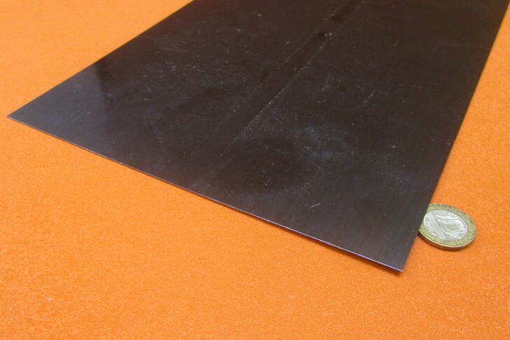 1095 Hard Blue Tempered Spring Steel Shim .030″ Thick x 8.00″ Wide x 24″ Long
