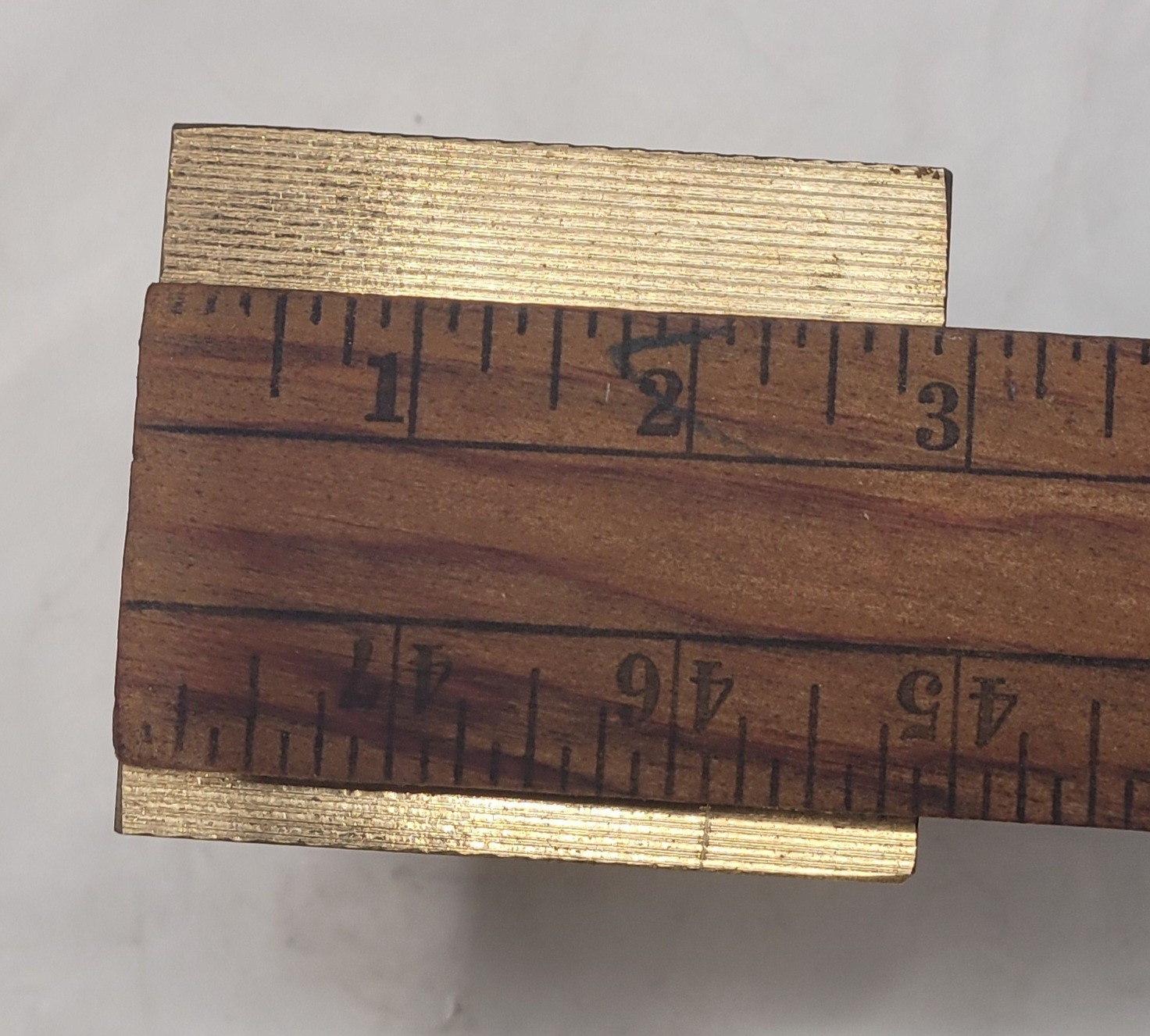 Block Of Solid Brass Bronze? Stock For Machining C85 4 15/16″ X 2 5/8″ X 2 15/16