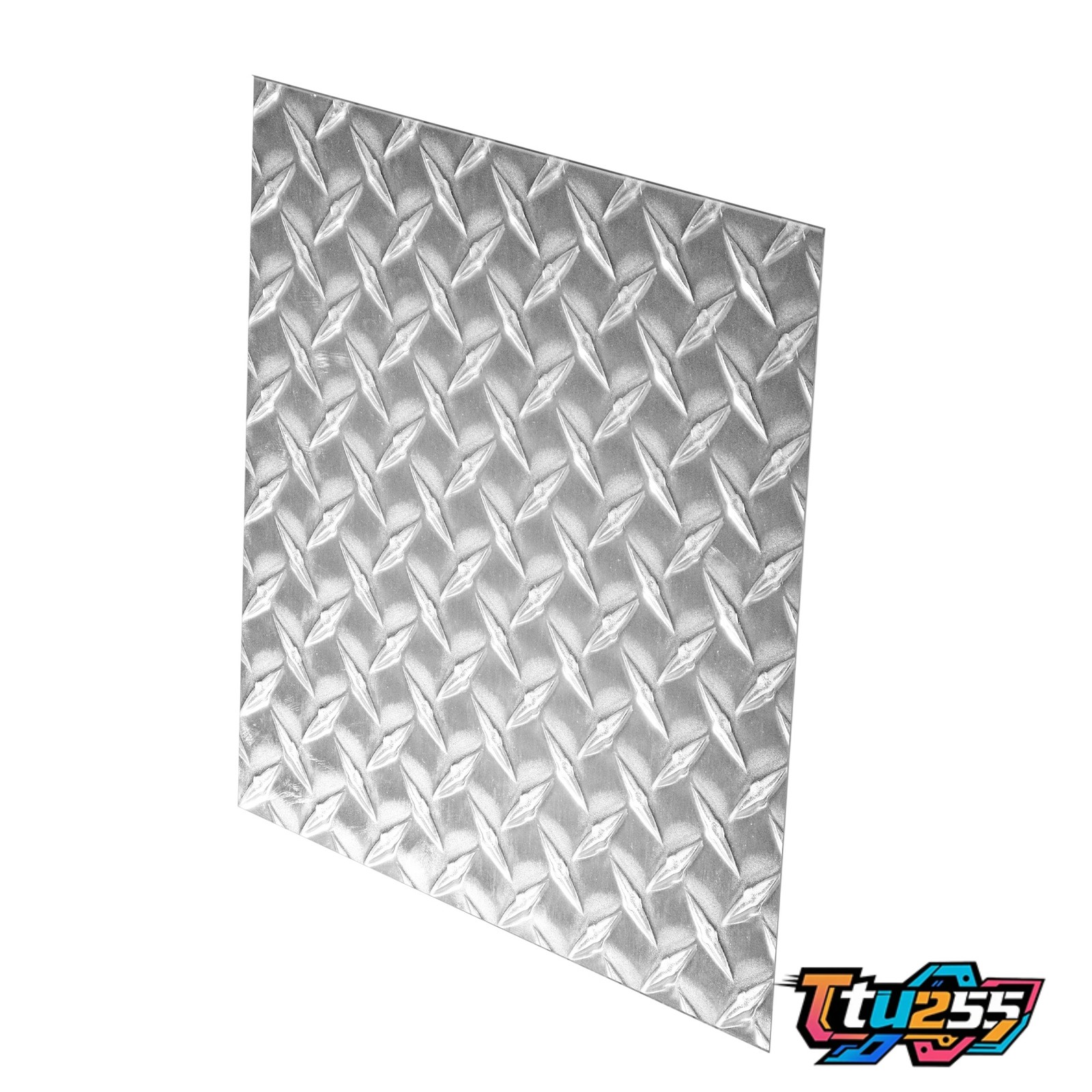 New 10″ Aluminum Diamond Plate Tread Sheet Metal Heavy-Duty Genuine Garages Etc