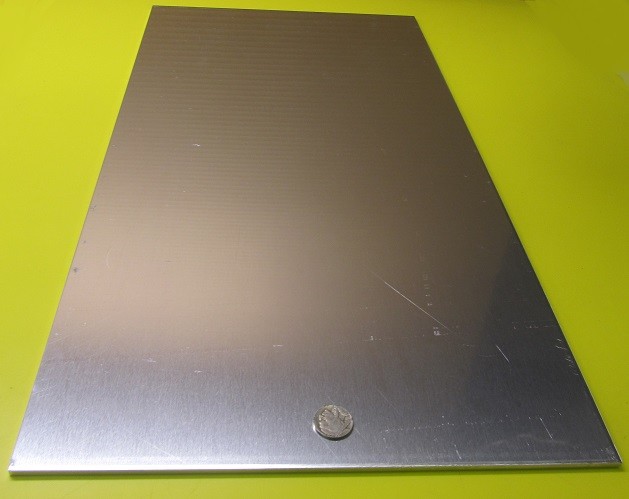 2024 Aluminum Sheet, T3, .190″ Thick x 12.0″ Width x 24.0″ Length