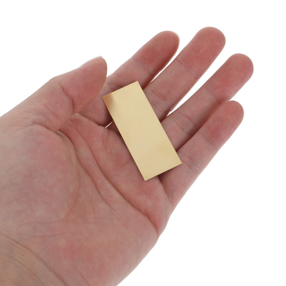 6 Pcs Chemistry Sample Copper Anode Sheet Electroplating Strips Electrode for