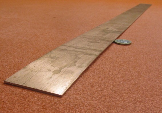 110 Copper Bar H02, 1/16″ Thick x 2.0″ Wide x 24 Inch Length