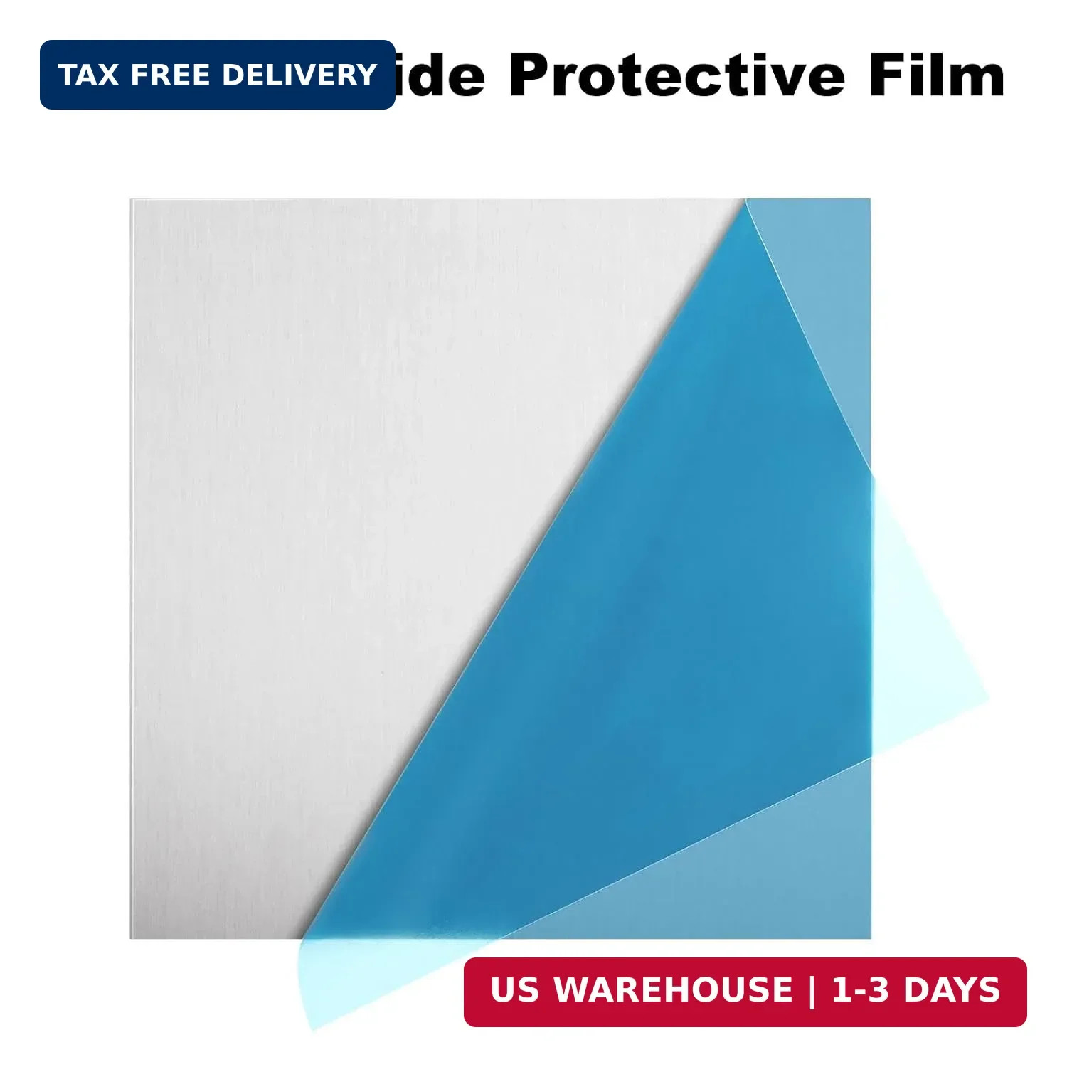 2 Pack 6061 T6 Aluminum Sheet Metal 6 x 6 x 0.236 (1/4) Inch Flat Plain Plate Pa