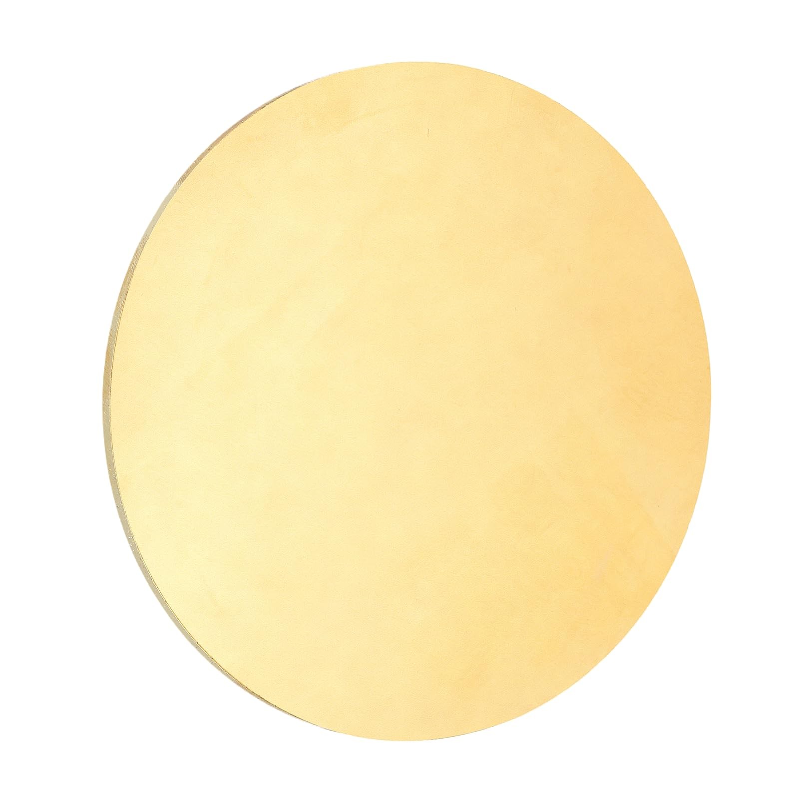 uxcell Brass Round Plate, 0.08″(2mm) Thick 5″(127mm) Dia H65 Brass Round Disc…