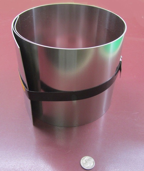 301 Stainless Steel Sheet 1/2 Hard .025″ Thick x 6.0″ Width x 50.0″ Length