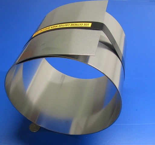 301 Stainless Steel Sheet 1/2 Hard .025″ Thick x 6.0″ Width x 50.0″ Length