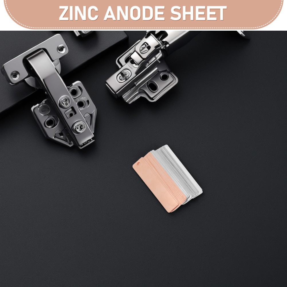 20 Pcs Copper Anode Sheet Pure Zinc Lump for Metalworking Electrode Strips