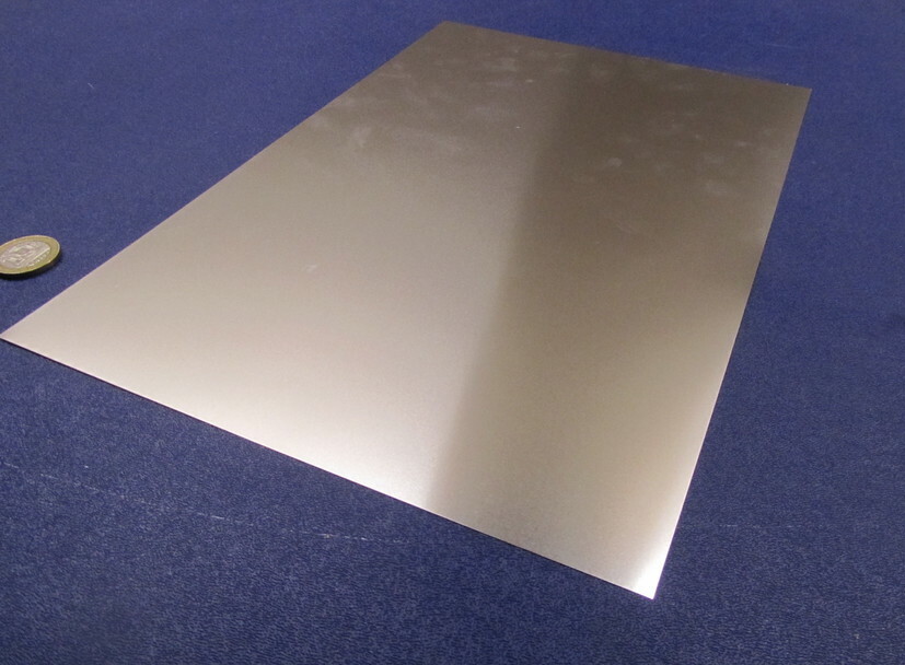 301 Stainless Steel Sheet Shim, .015″ (+/-.0010″) x 8.0″ Width x 1 Foot Length