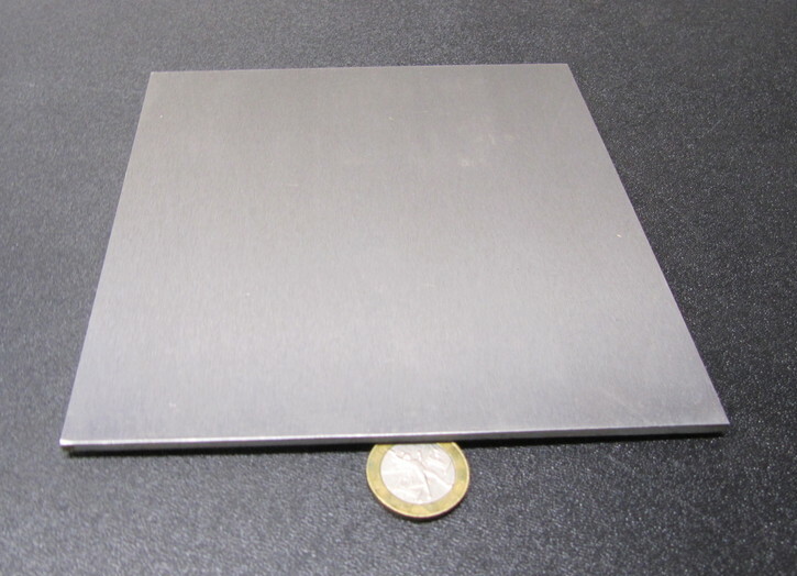 4140 Ground Carbon Steel Sheet, 1/8″ (+/-.001″) x 6″ Wide x 6″ Length