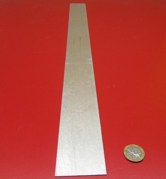6061 T6 Aluminum Bar .016″ Thick x 2.0″ Wide x 48″ Length, 3 Pieces