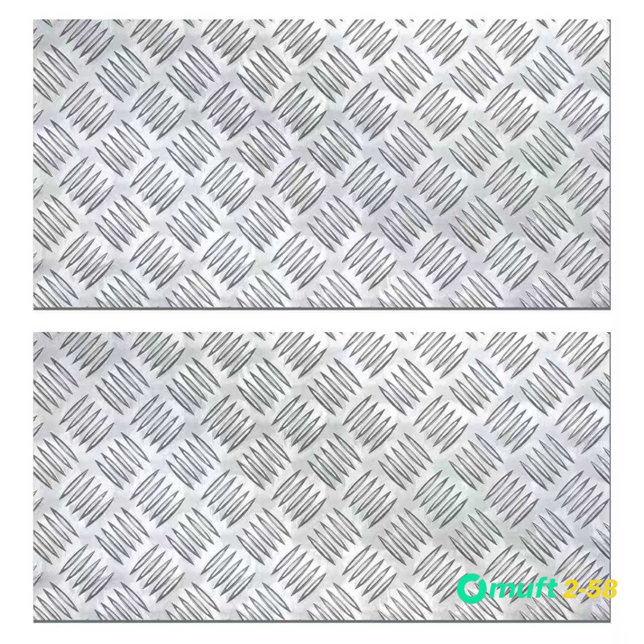 254mm×508mm Aluminum Checker Plate Set of 2 Trailer Garage Replacement Trim