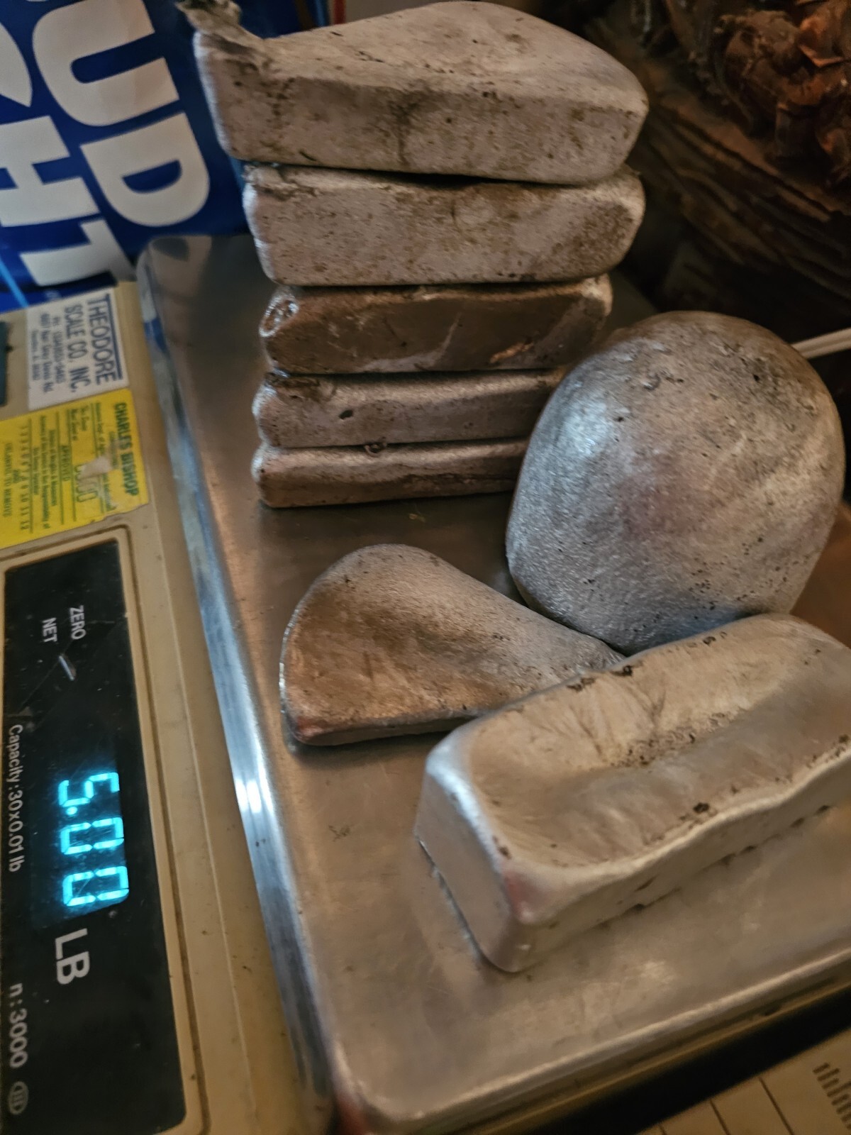 Aluminum Ingots for Casting 5 Lbs+ Forging, Melting