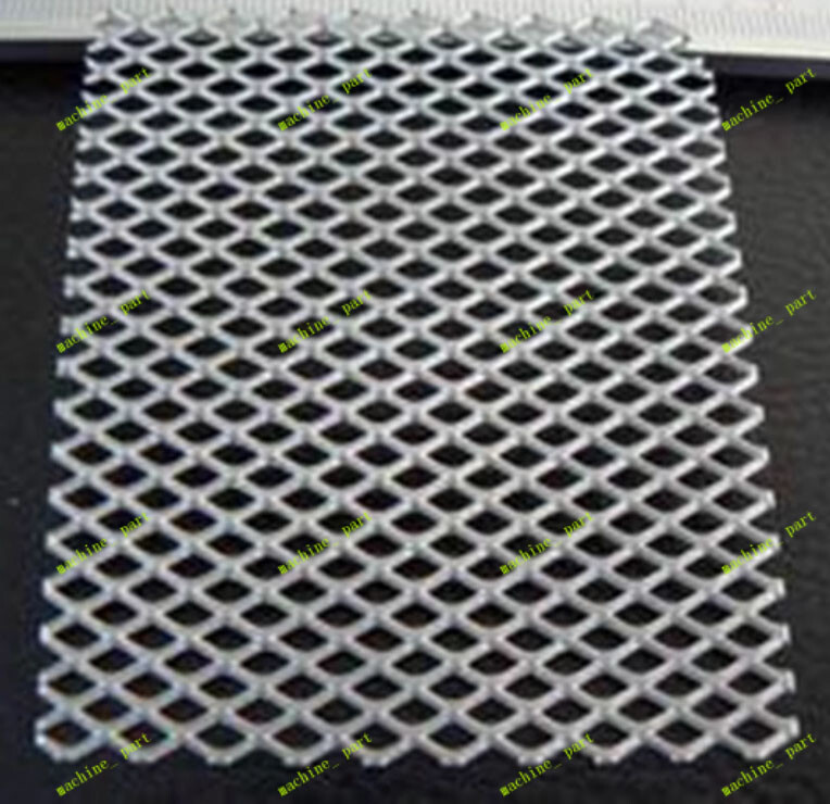 Metal Titanium Grade Mesh Perforated Diamond Holes Plate Expanded 300x200x1mm