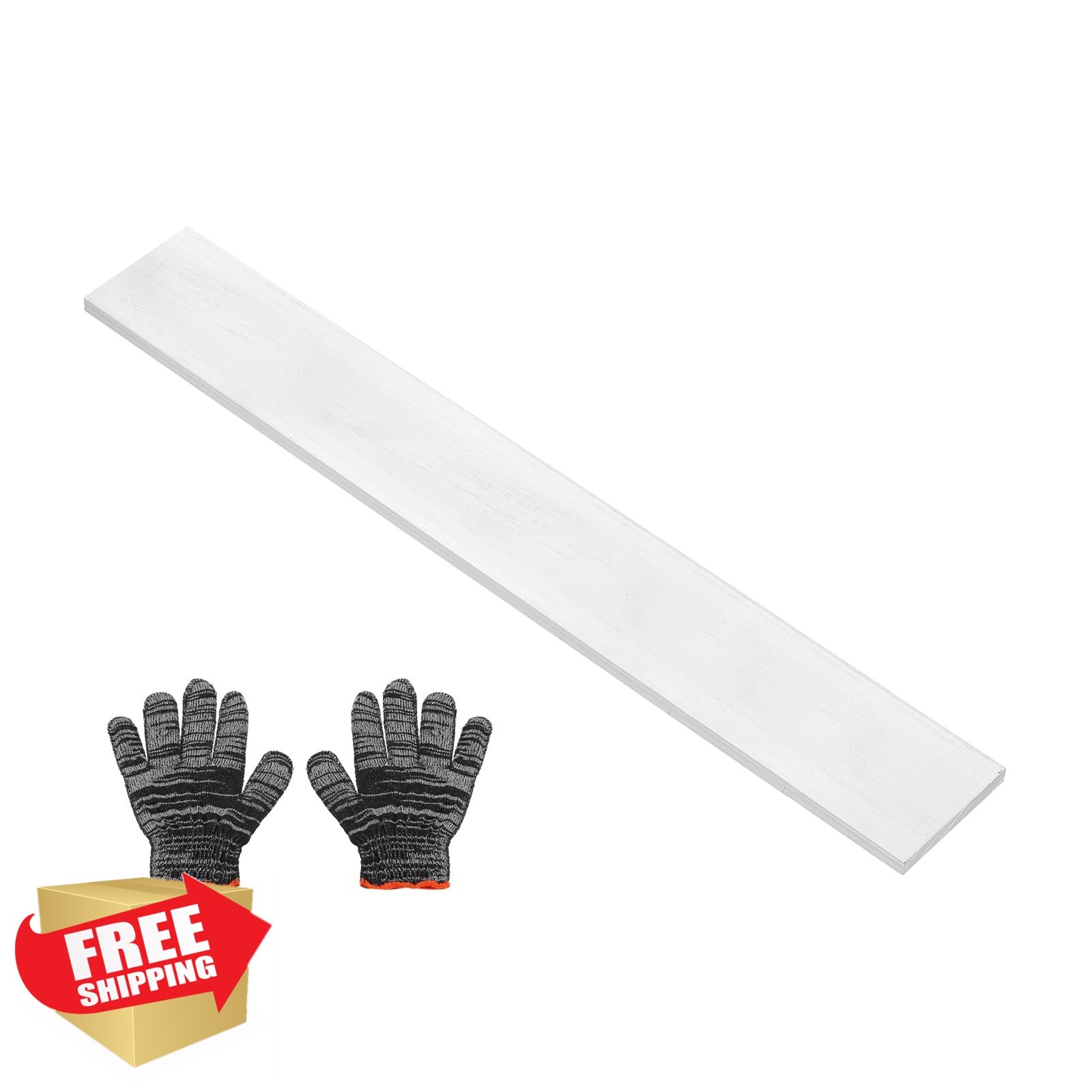 uxcell 0.2″x2″x14″ Aluminum Flat Bar 5x50x356mm 1pc