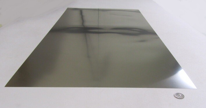 18-8 Stainless Steel Sheet, Full Hard, .003″ x 24″ x 50″