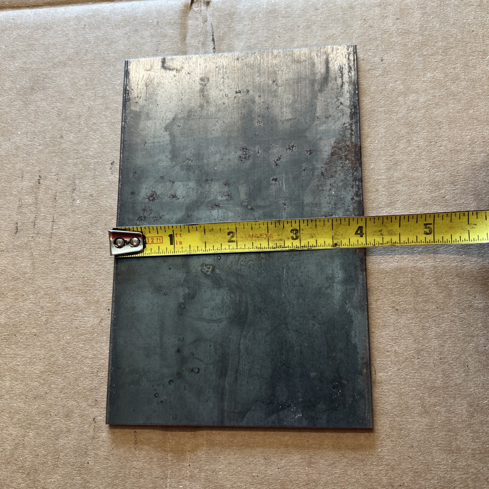 1/8 X 4 Steel Flat Welding Test Plate Projects Shims 6” Long 4 Pcs