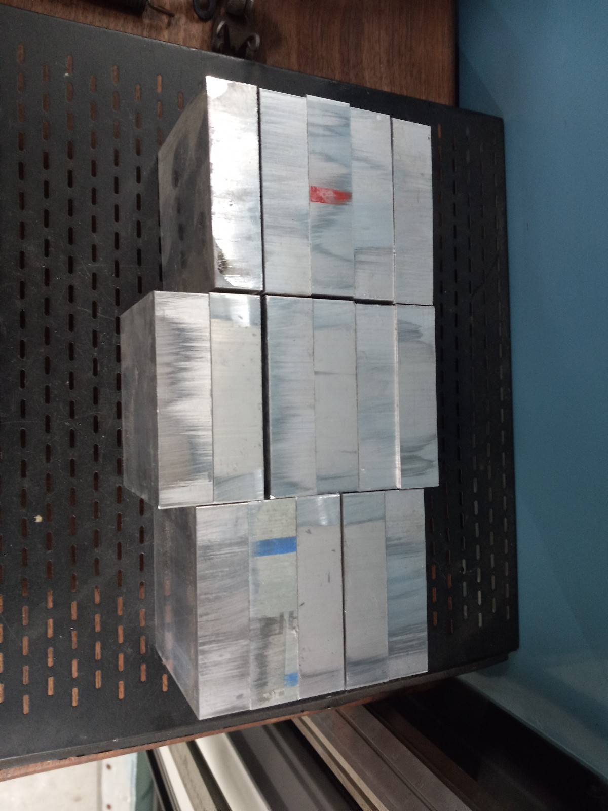 3″X 3″ ALUMINUM 6061 Square BAR 3/4″ Thick F&P 16pcs Lot For one Price