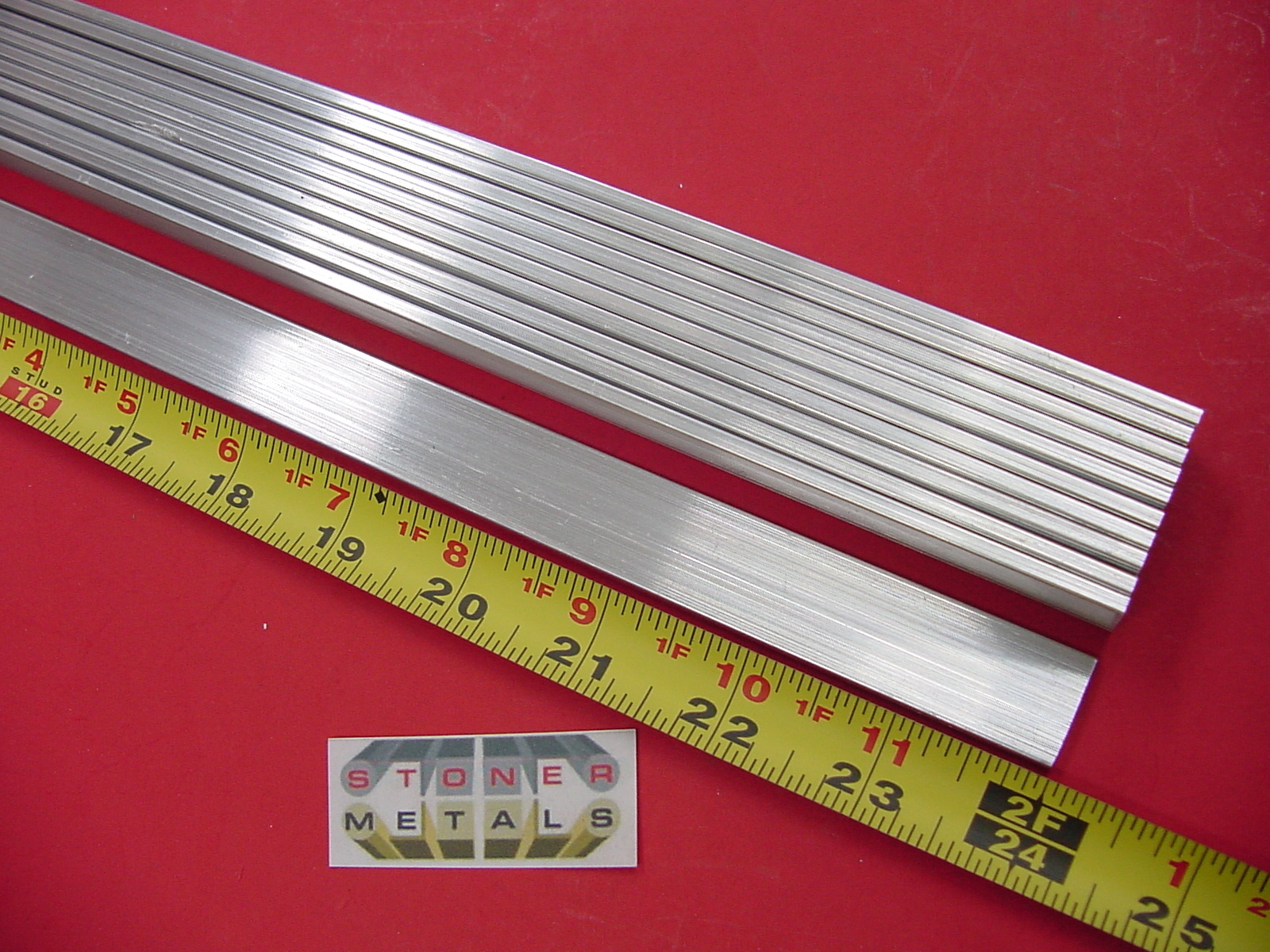 10 Pieces 1/8″ X 3/4″ ALUMINUM FLAT BAR 24″ long 6063 T52 New Mill Stock