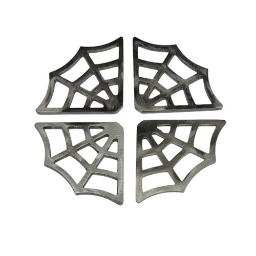 Spider Web Gussets 3/16 Thick 5″x5″ Rat Rod 90 Degree LOT OF 4