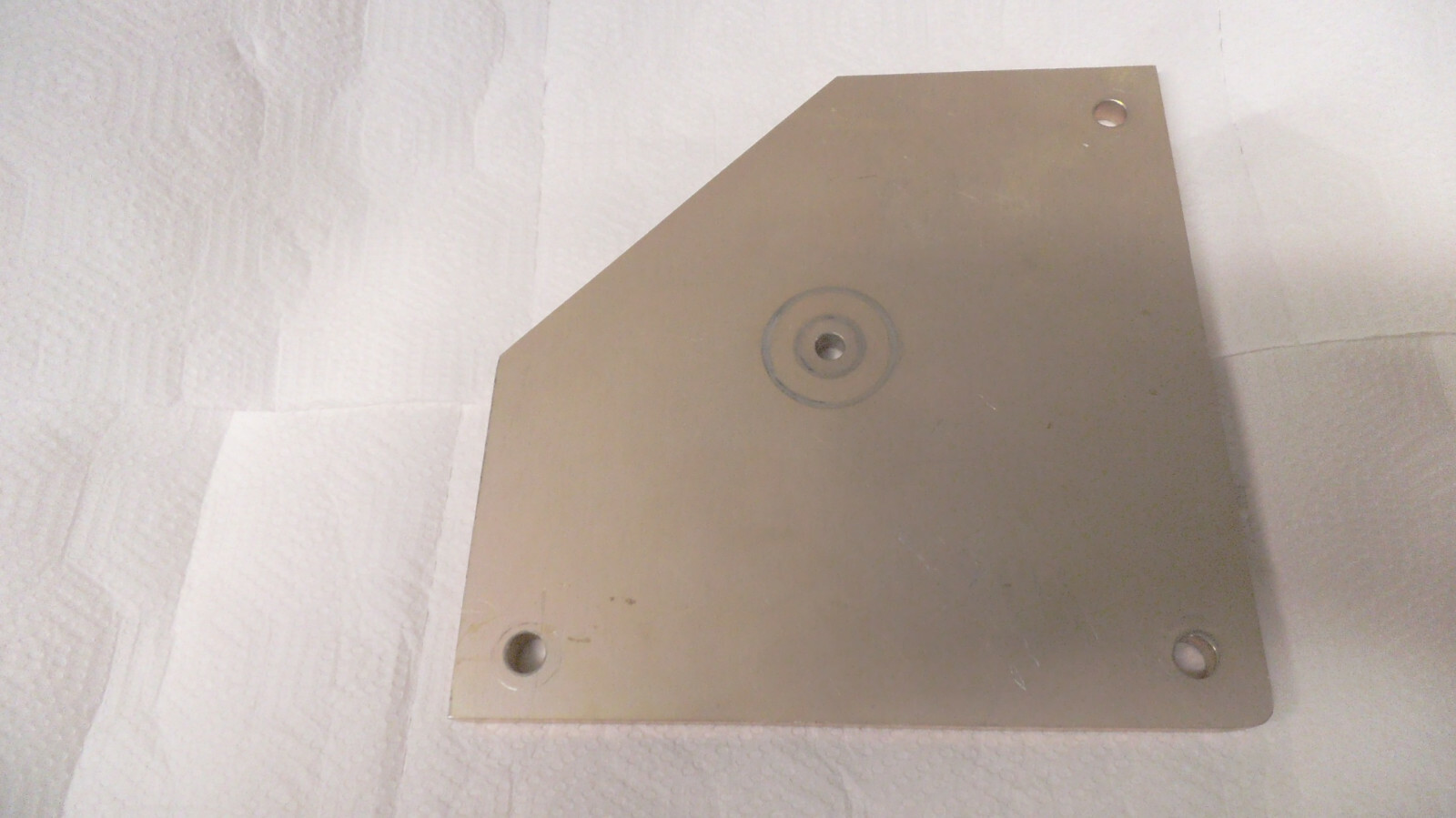 Aluminum plate 8-1/16″ x 8-1/16′” x point 386 thick