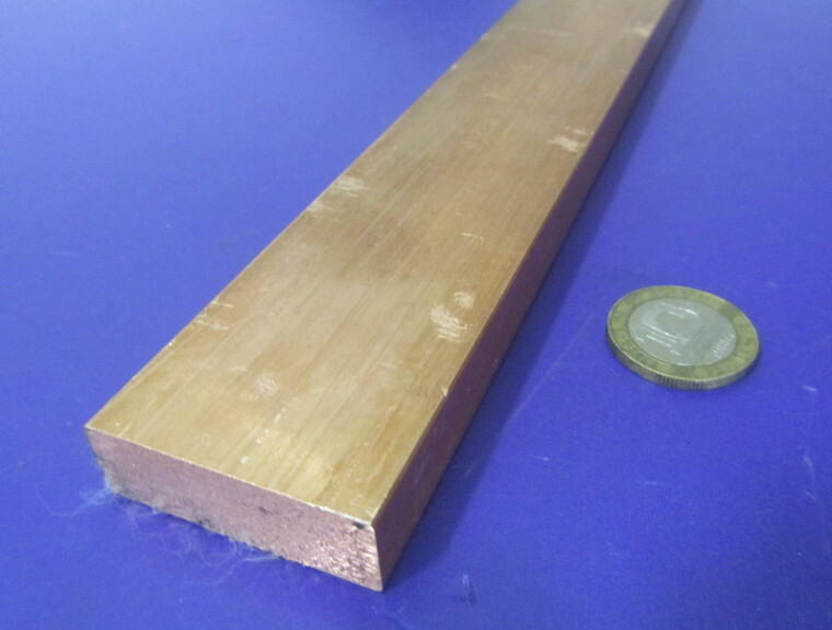 182 Copper Bar 1/2″ Thick x 1 1/2″ Wide x 3 Foot Length