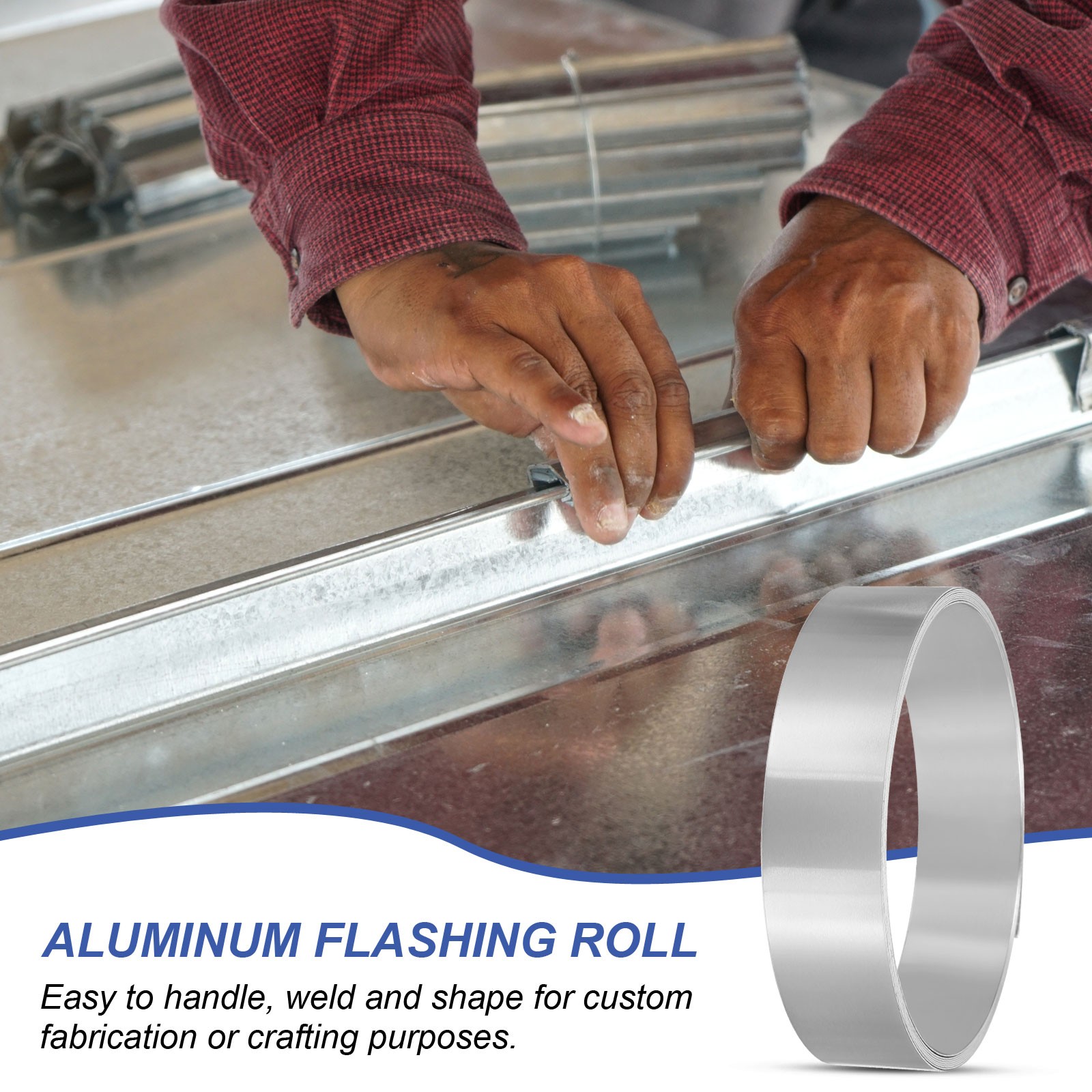 Aluminum Flashing Roll 3000mm x 30mm x 0.8mm 1060 Aluminum Metal Roll
