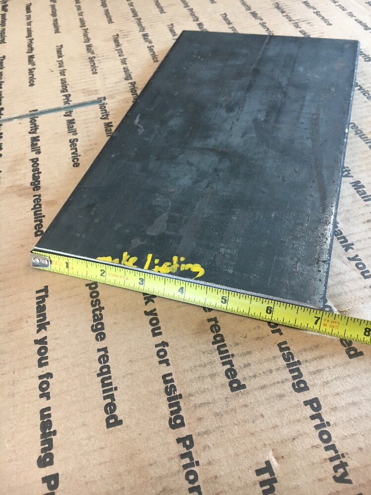1/2 X 7 X 16 Inch Flat Steel Plate Hot Roll A36 Steel 1/2″ Thick