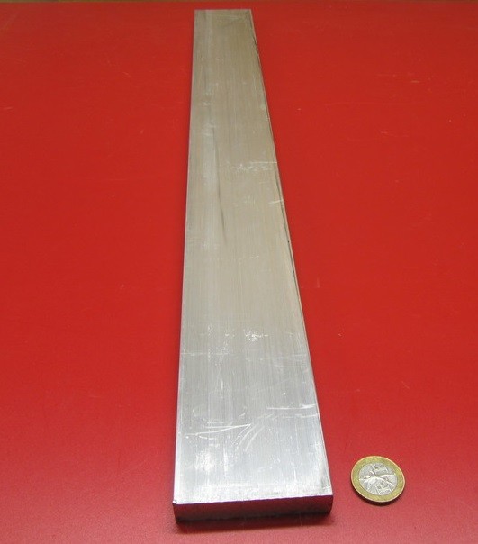2024 T351 Aluminum Bar, 1/2″ (.500″) Thick x 2.50″ Wide x 24″ Length